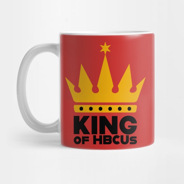 King Of HBCUs Gold/Black Logo Tee by King Of HBCUs